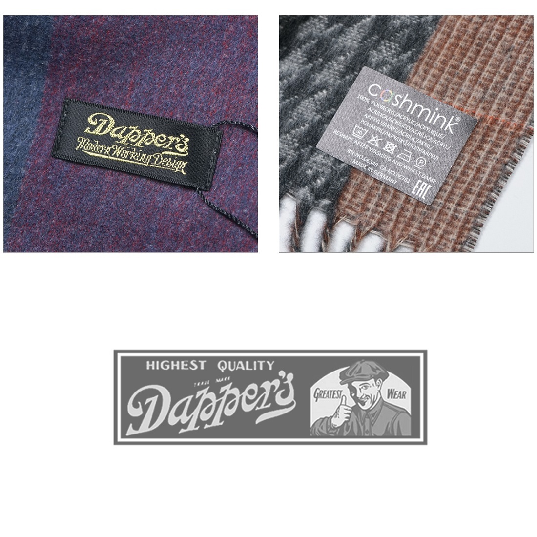 1432 ダッパーズ Dapper's スカーフ マフラー 6