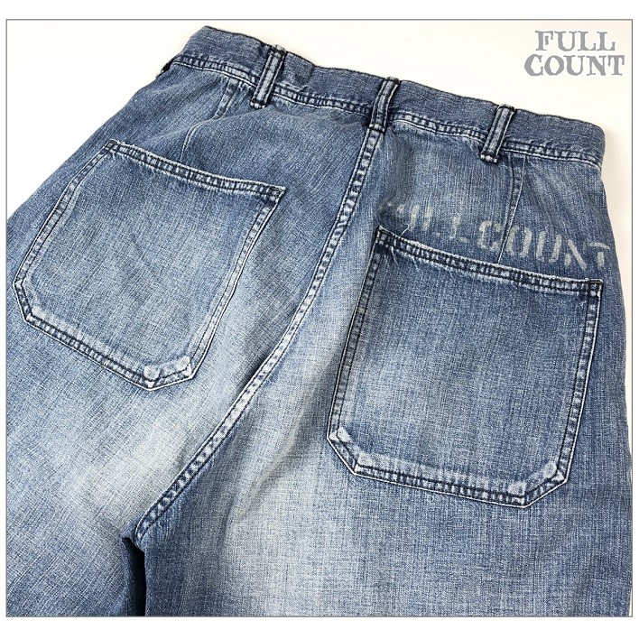 フルカウント FULLCOUNT 1202-1 8oz USN デッキパンツ USN SEAMENS