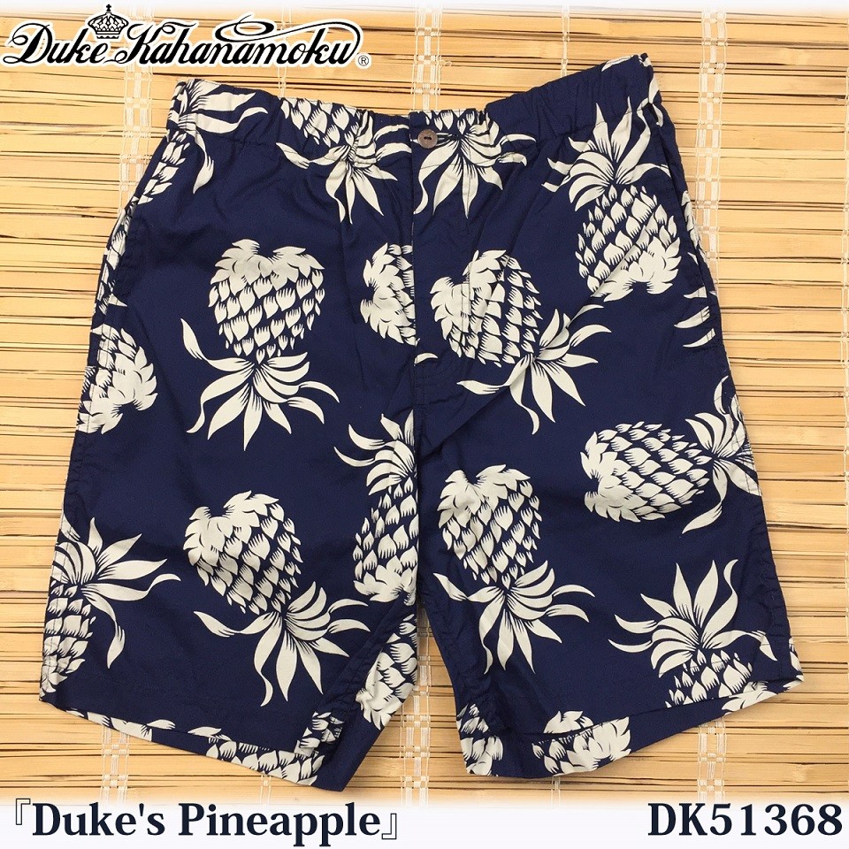 デュークカハナモク】『DUKE'S PINEAPPLE』Easy Short Pants ,ショーツ