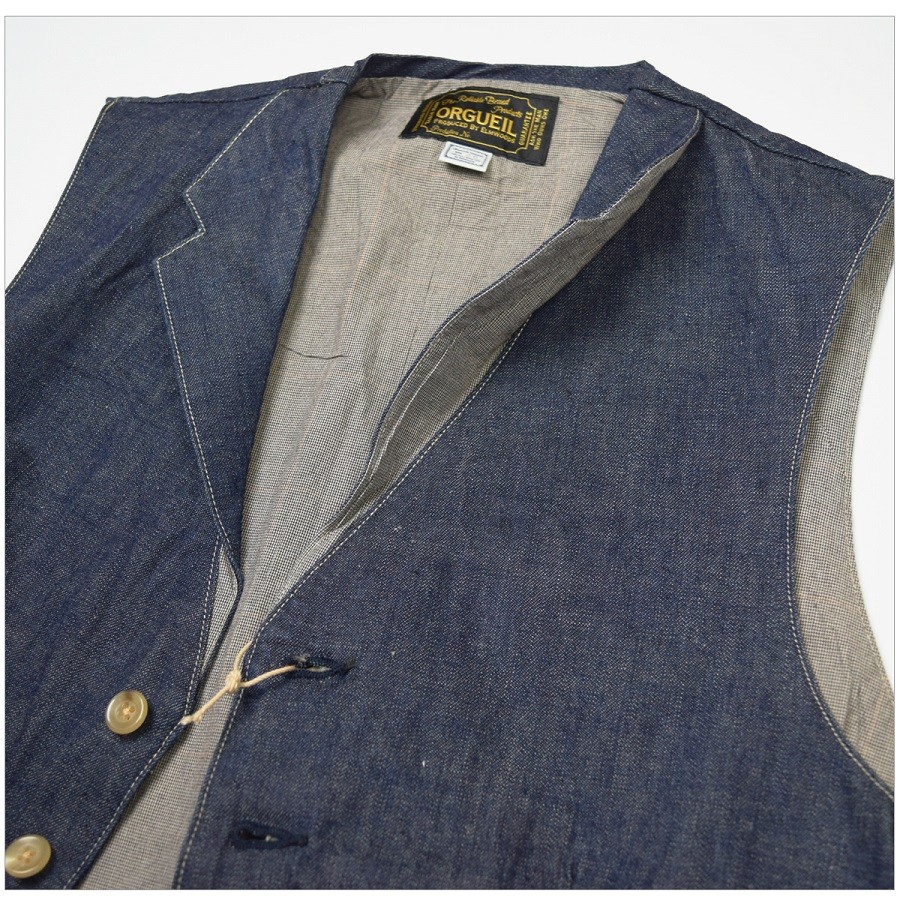 ORGUEIL OR-4131B デニムジレ One Wash 36 ベスト