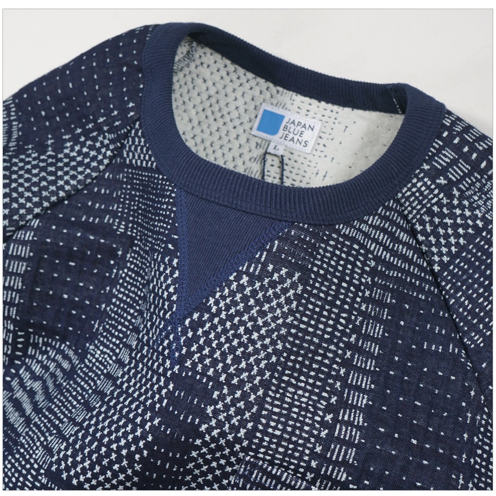 [洗える・日本製]ケンバンジャガードカットソー JAPAN BLUE JEANS ジャパンブルージーンズ JBKN1003 