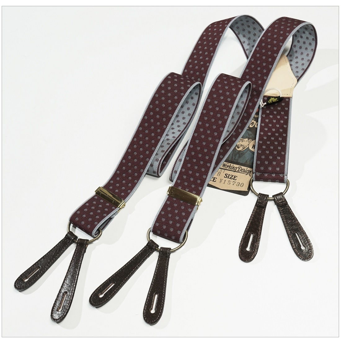Lot1601B ダッパーズ Dapper's “30's Y型 サスペンダー by