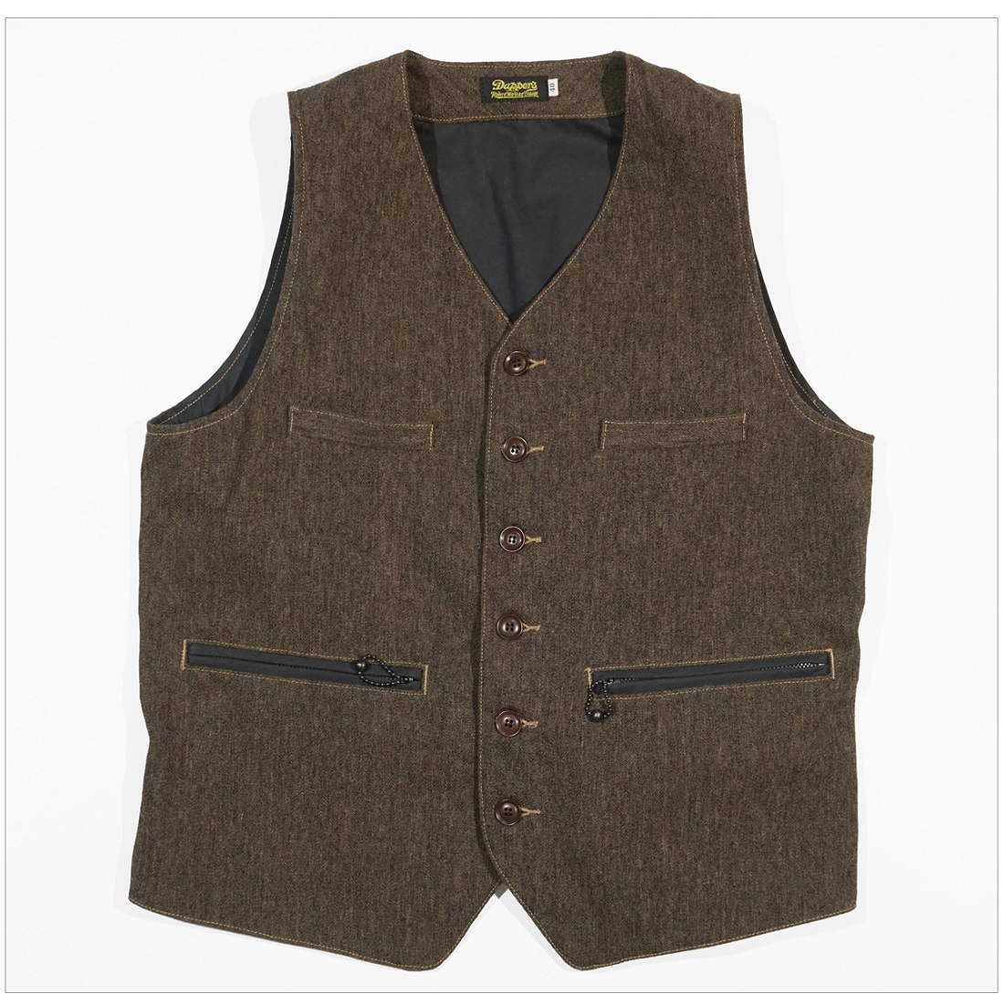 ダッパーズ Dapper's 1673 30's クラシック6B ワークベスト Lot1673