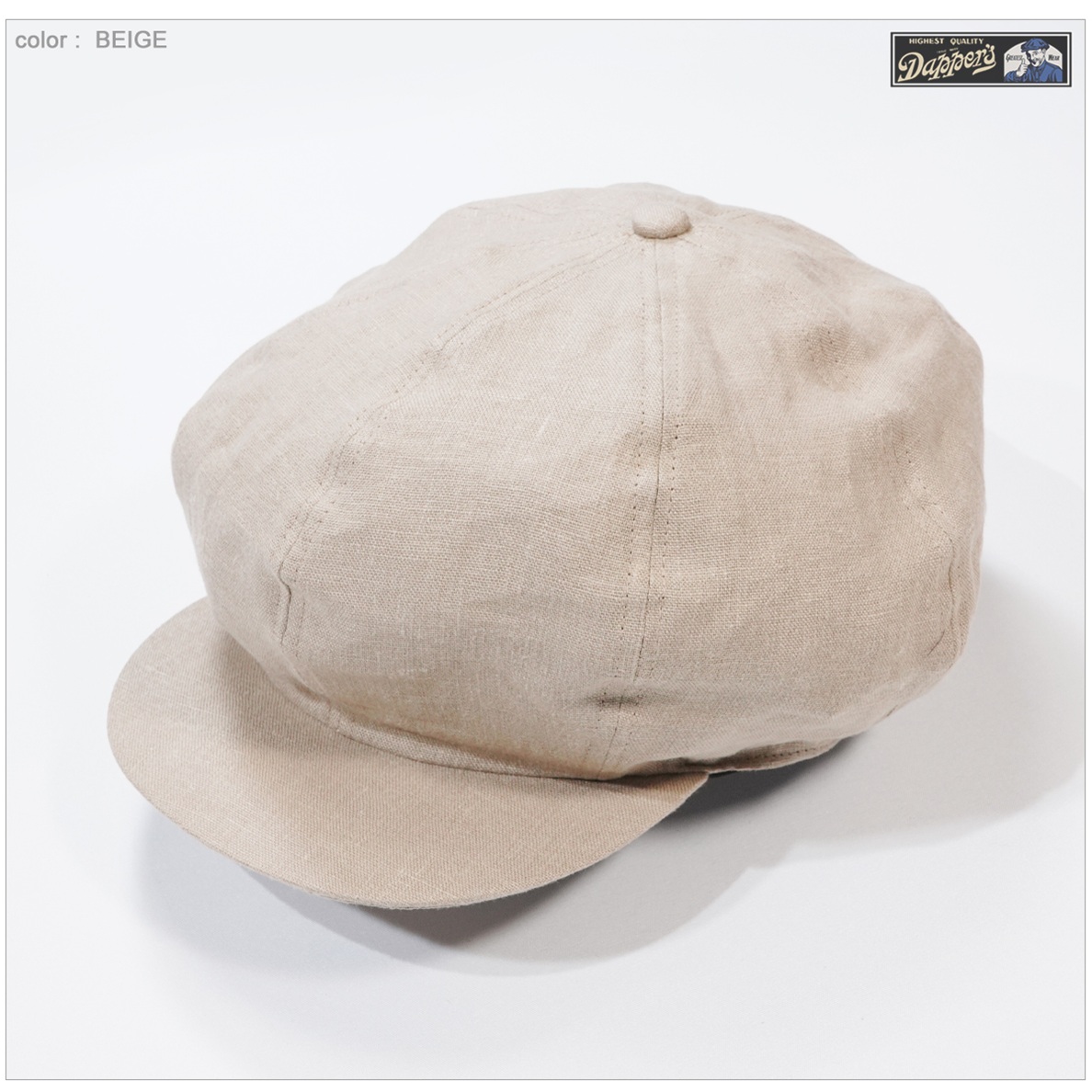 ダッパーズ Dapper's 1872 クラシカル キャスケット TypeB LINEN