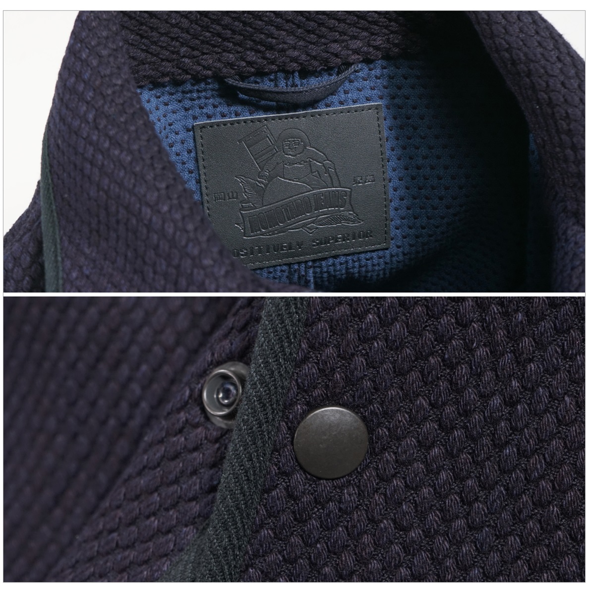 MOMOTARO JEANS ネイビー テーラードジャケット刺し子 桃太郎ジーンズ MXOT1400 MOMOTARO JEANS 