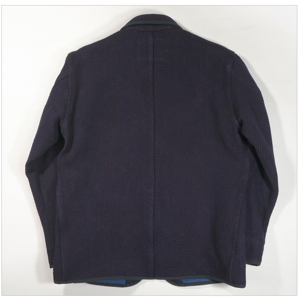 MOMOTARO JEANS ネイビー テーラードジャケット刺し子 MOMOTARO JEANS ネイビー テーラードジャケット刺し子（刺子の
