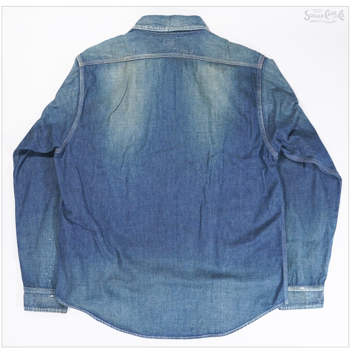 SUGAR CANE シュガーケーン SC29474 9oz ブルーデニム ワークシャツ