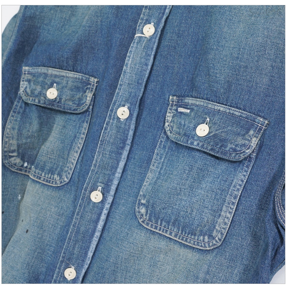 SUGAR CANE シュガーケーン SC29474 9oz ブルーデニム ワークシャツ