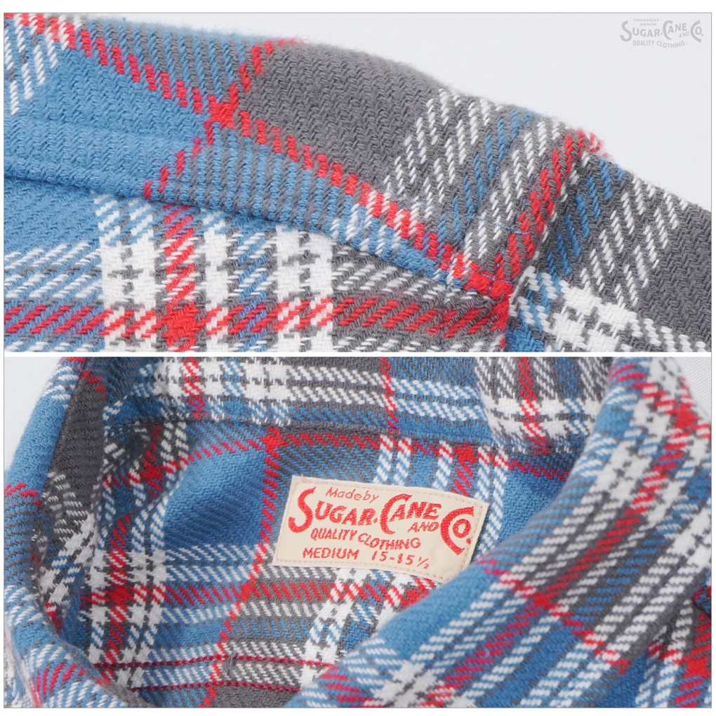 【新品未使用】シュガーケーン ツイルチェックワークシャツ SC29564 SUGAR CANE シュガーケーン SC29564 ツイルチェック ワークシャツ