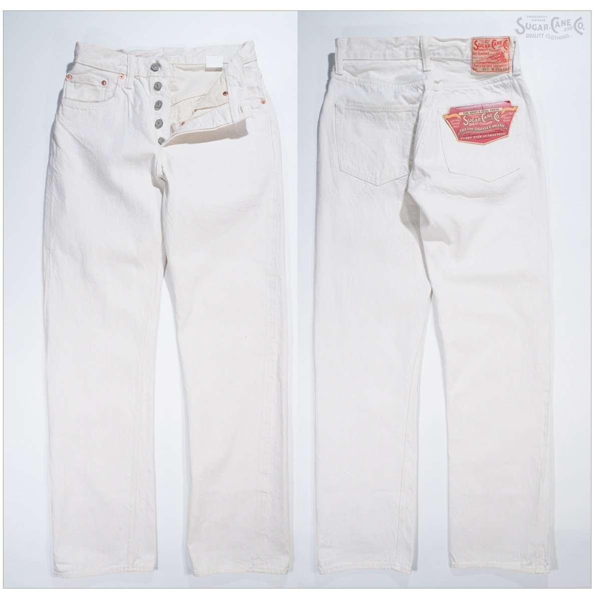 SUGAR CANE シュガーケーン SC42560 13oz. WHITE DENIM 1947 MODEL