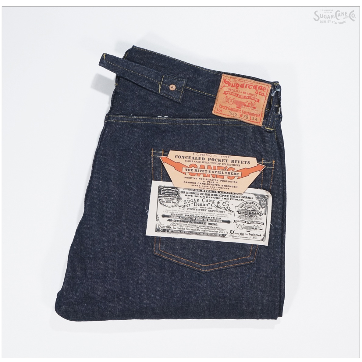 sugar cane シュガーケーン　デニム SUGAR CANE シュガーケーン SC49005 Super Denim Collectibles 14.25oz