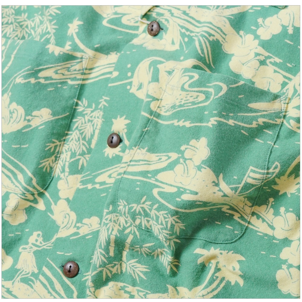 アロハシャツ サンサーフ 長袖 SUN SURF（サンサーフ） 】 長袖アロハシャツ[ ISLAND FLOWERS