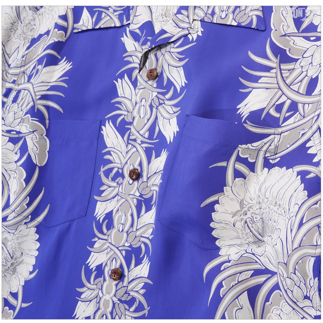 SUN SURF サンサーフ SS29602 長袖アロハシャツ NIGHT BLOOMING CEREUS