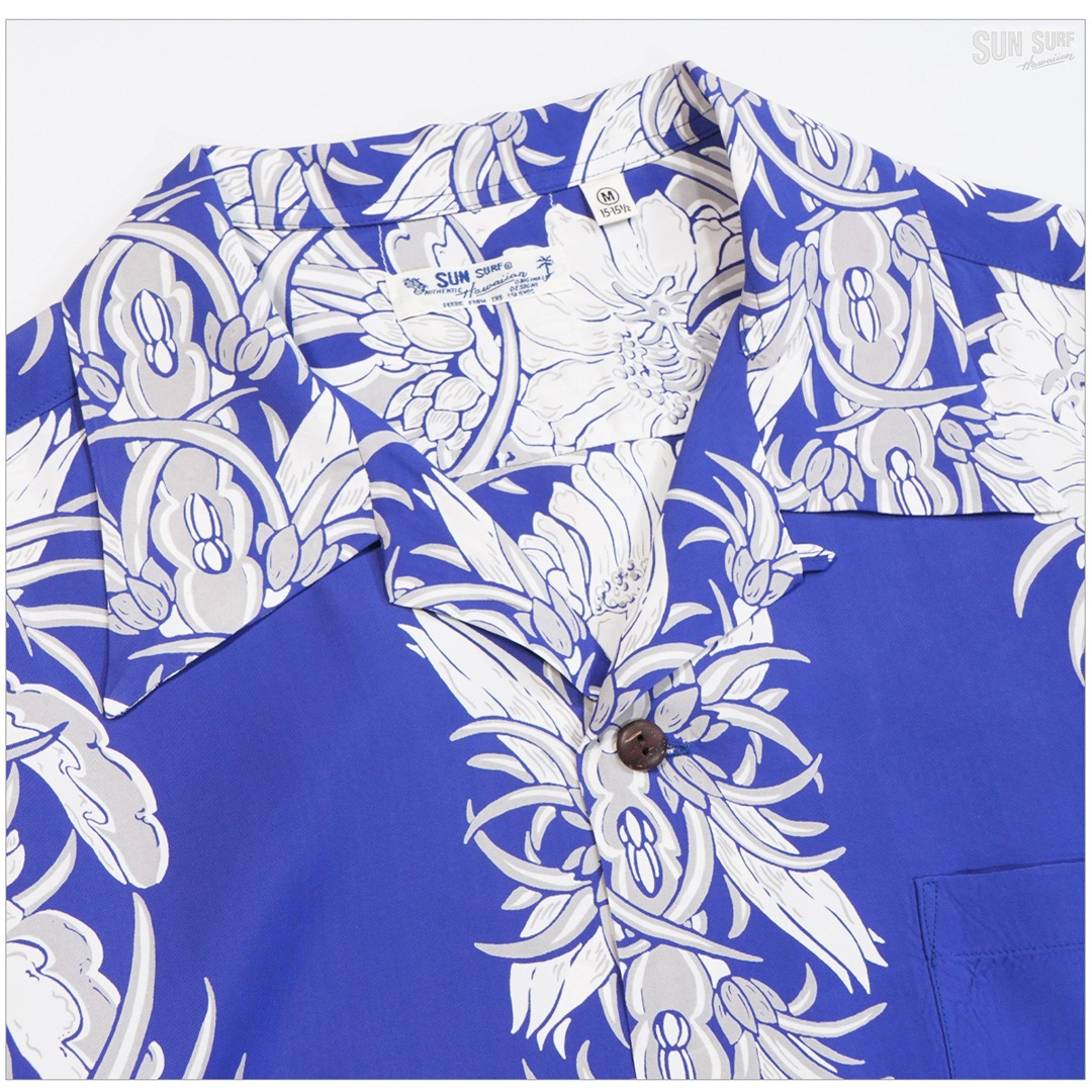 SUN SURF サンサーフ SS39612 半袖アロハシャツ NIGHT BLOOMING CEREUS