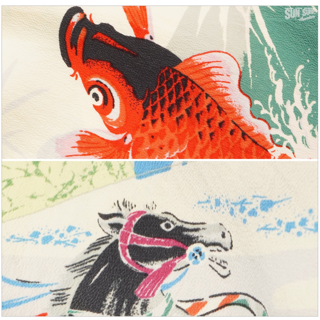 SUN SURF サンサーフ SS39614 半袖アロハシャツ JAPANESE QUAINT