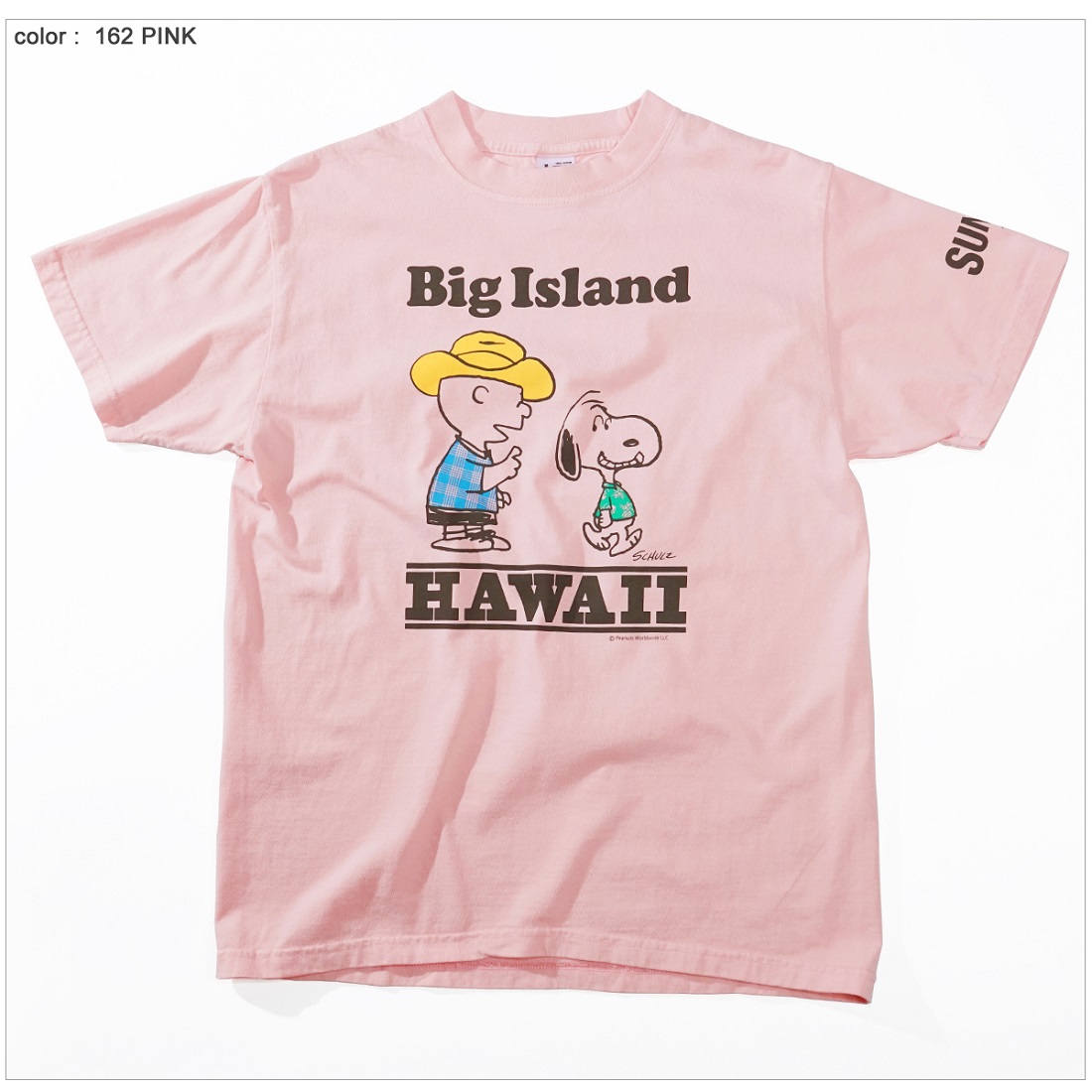 SS78943 サンサーフ×ピーナッツ アメリカ製 半袖 Tシャツ &quot;BIG ISLAND&quot; (SU...