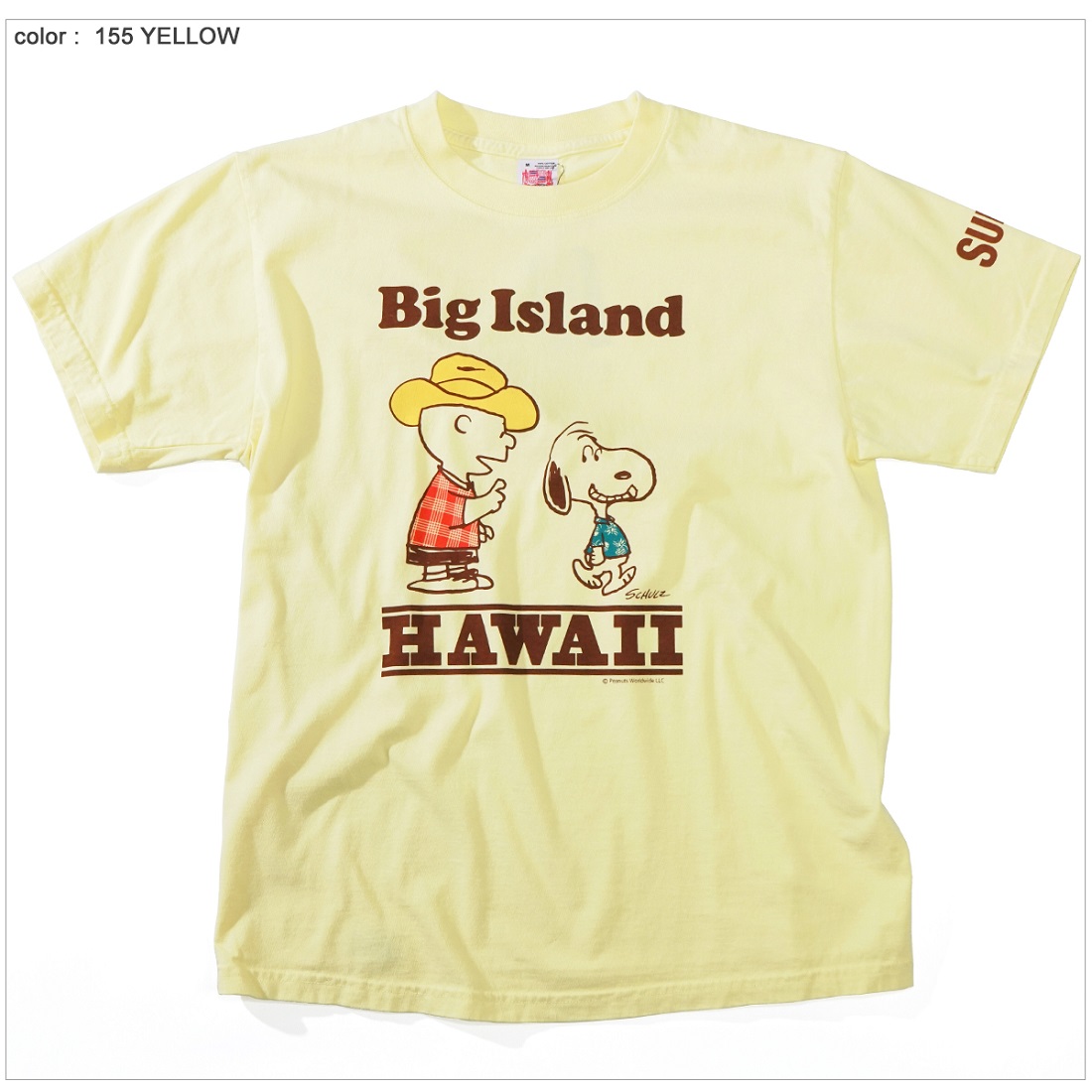 SS78943 サンサーフ×ピーナッツ アメリカ製 半袖 Tシャツ &quot;BIG ISLAND&quot; (SU...