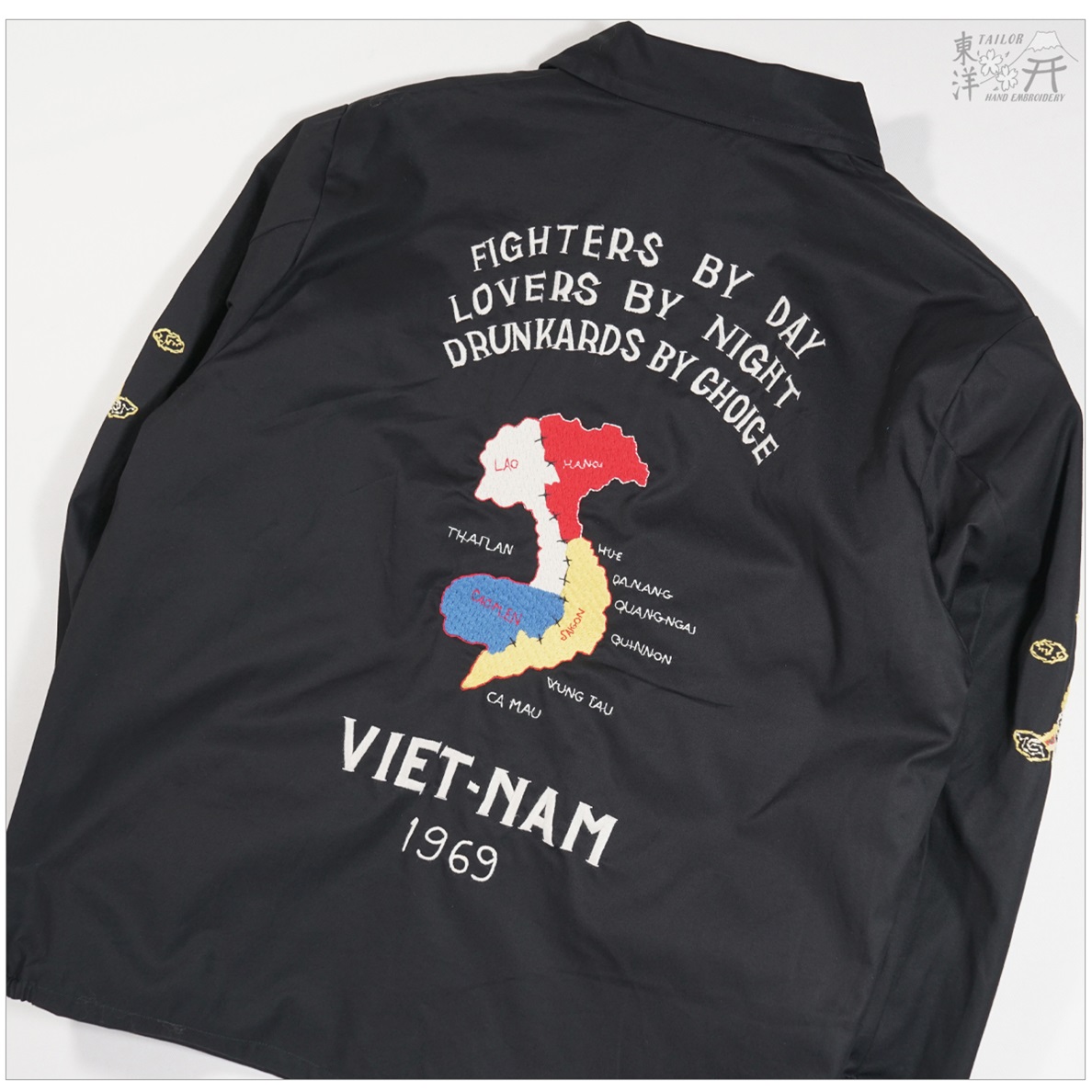 TAILOR TOYO テーラー東洋 TT15684 ベトナムジャケット VIETNAM MAP