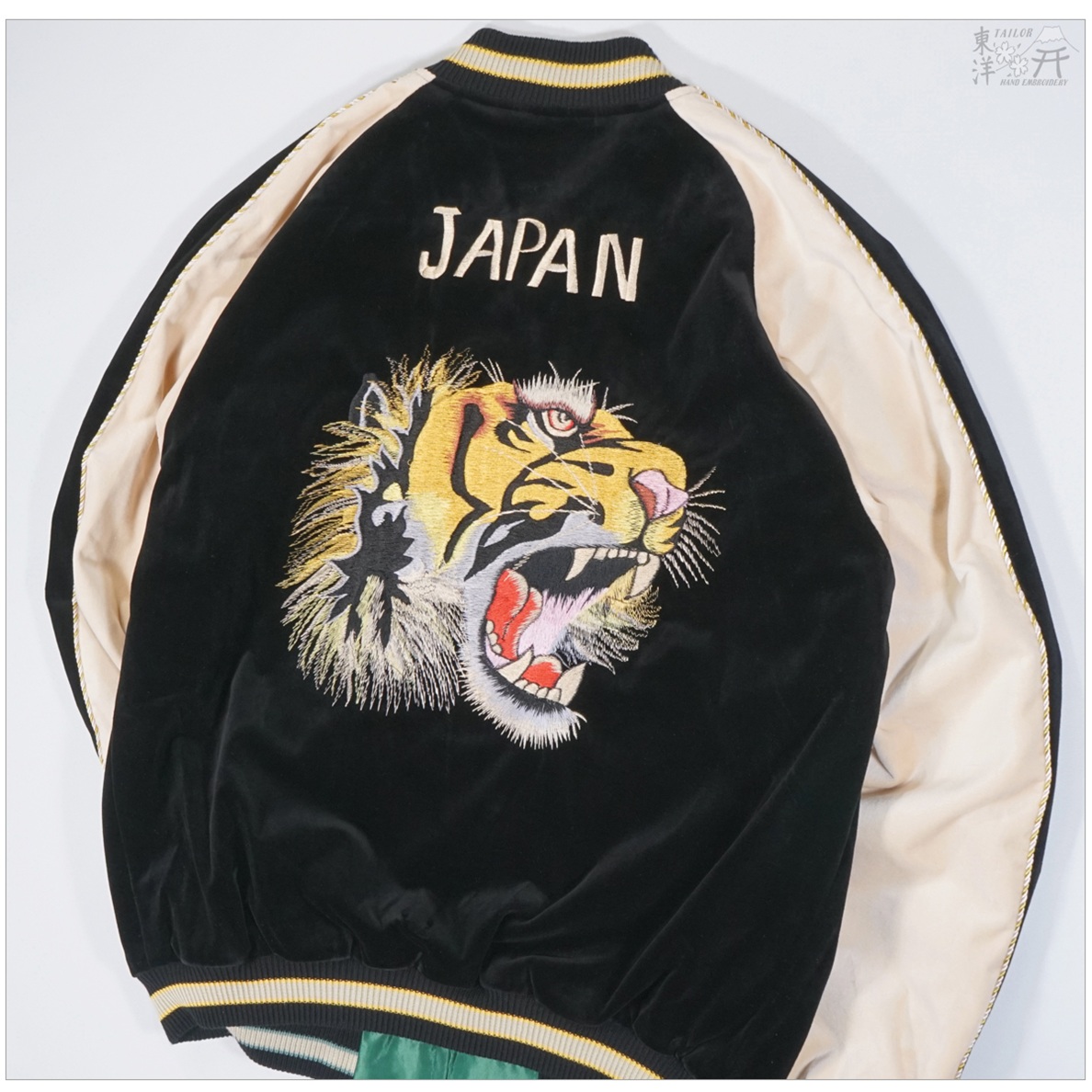 TAILOR TOYO テーラー東洋 TT15795 別珍 スカジャン TIGER HEAD × GOLD