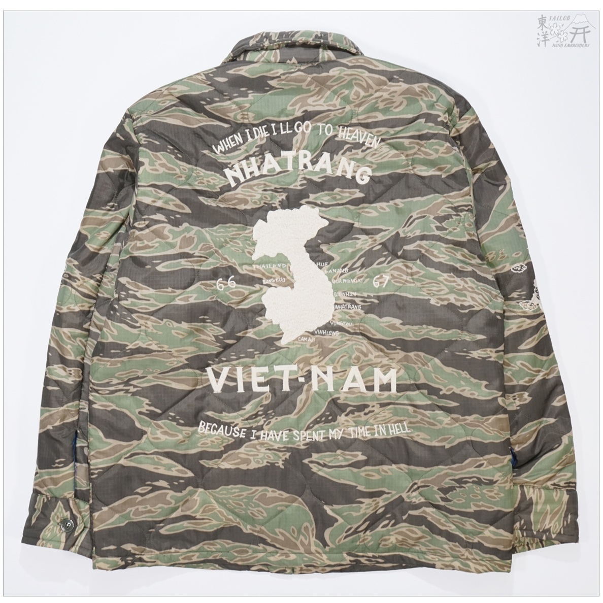 TAILOR TOYO テーラー東洋 TT15799 ベトナムジャケット VIET-NAM MAP
