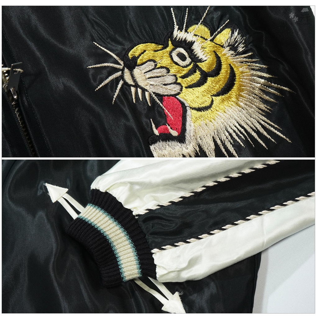 TAILOR TOYO テーラー東洋 TT15877 スカジャン ROARING TIGER × BLACK