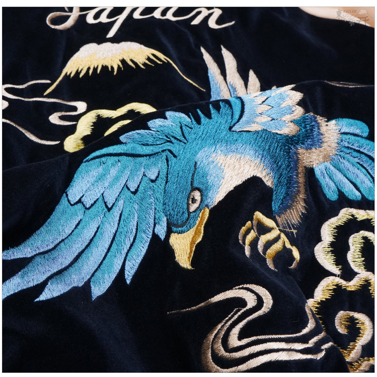 TAILOR TOYO テーラー東洋 TT15975 別珍 スカジャン BLUE EAGLE