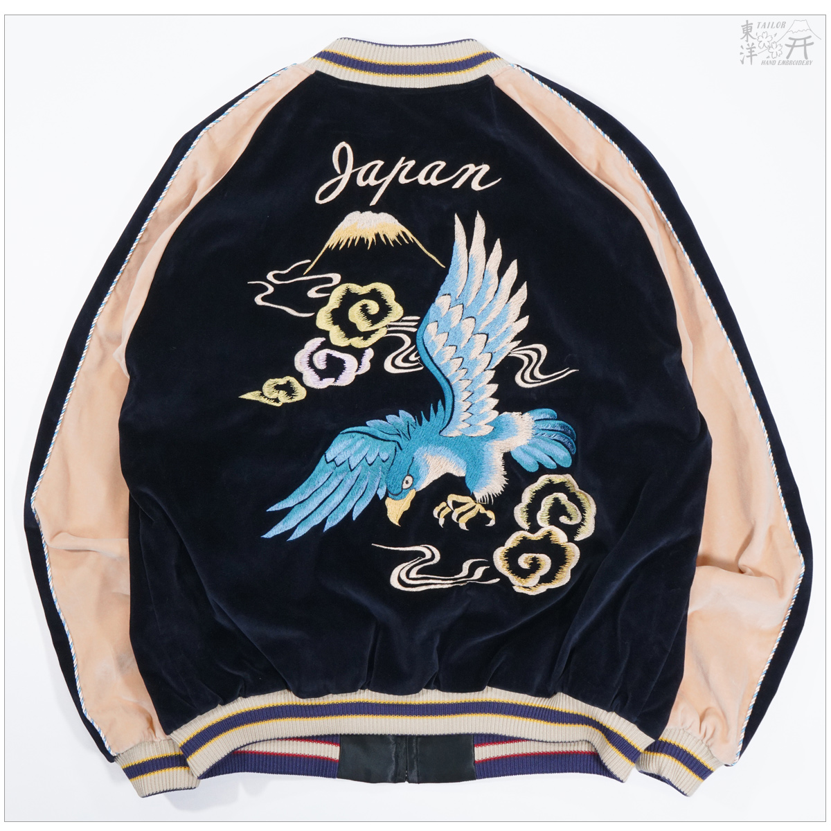TAILOR TOYO テーラー東洋 TT15975 別珍 スカジャン BLUE EAGLE