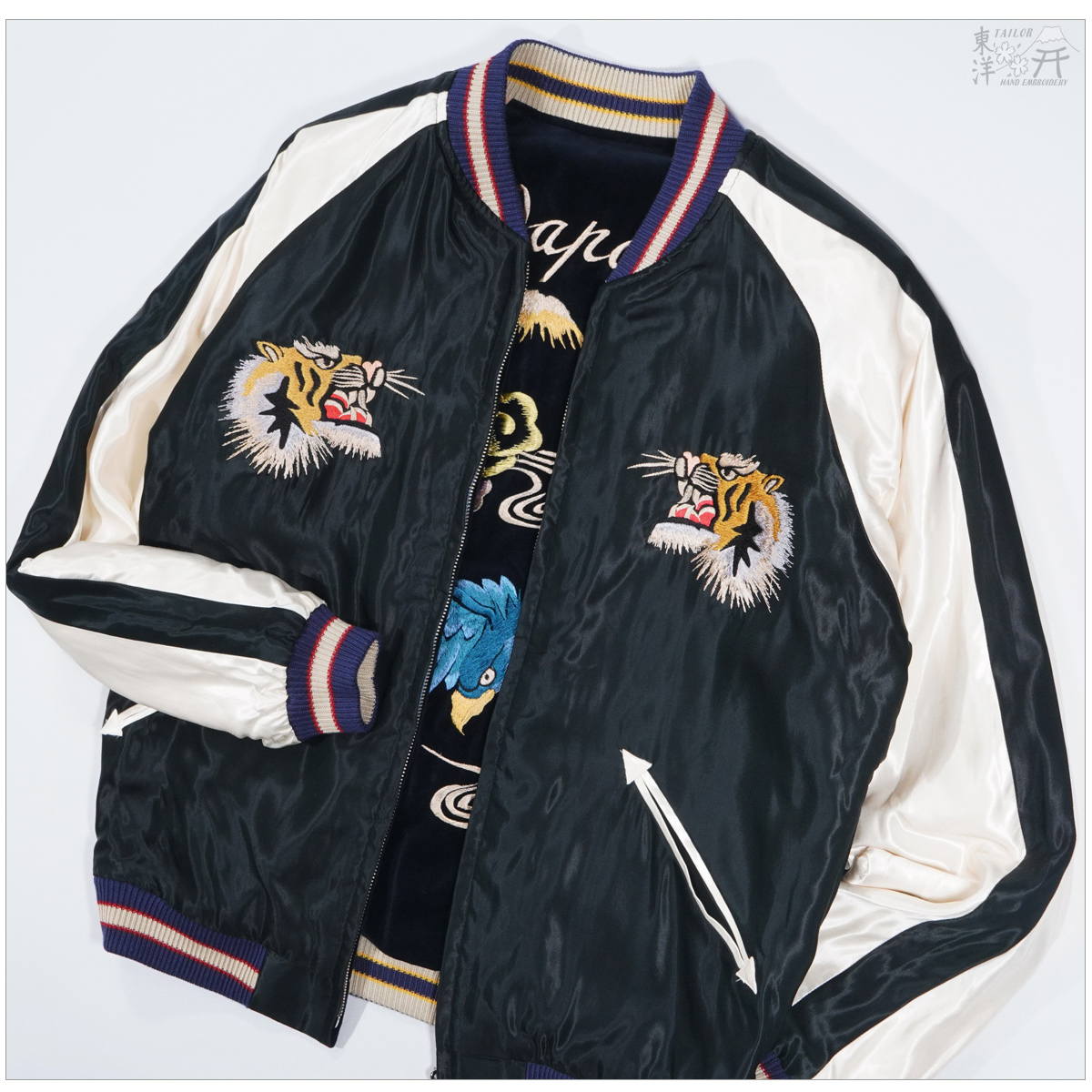 TAILOR TOYO テーラー東洋 TT15975 別珍 スカジャン BLUE EAGLE