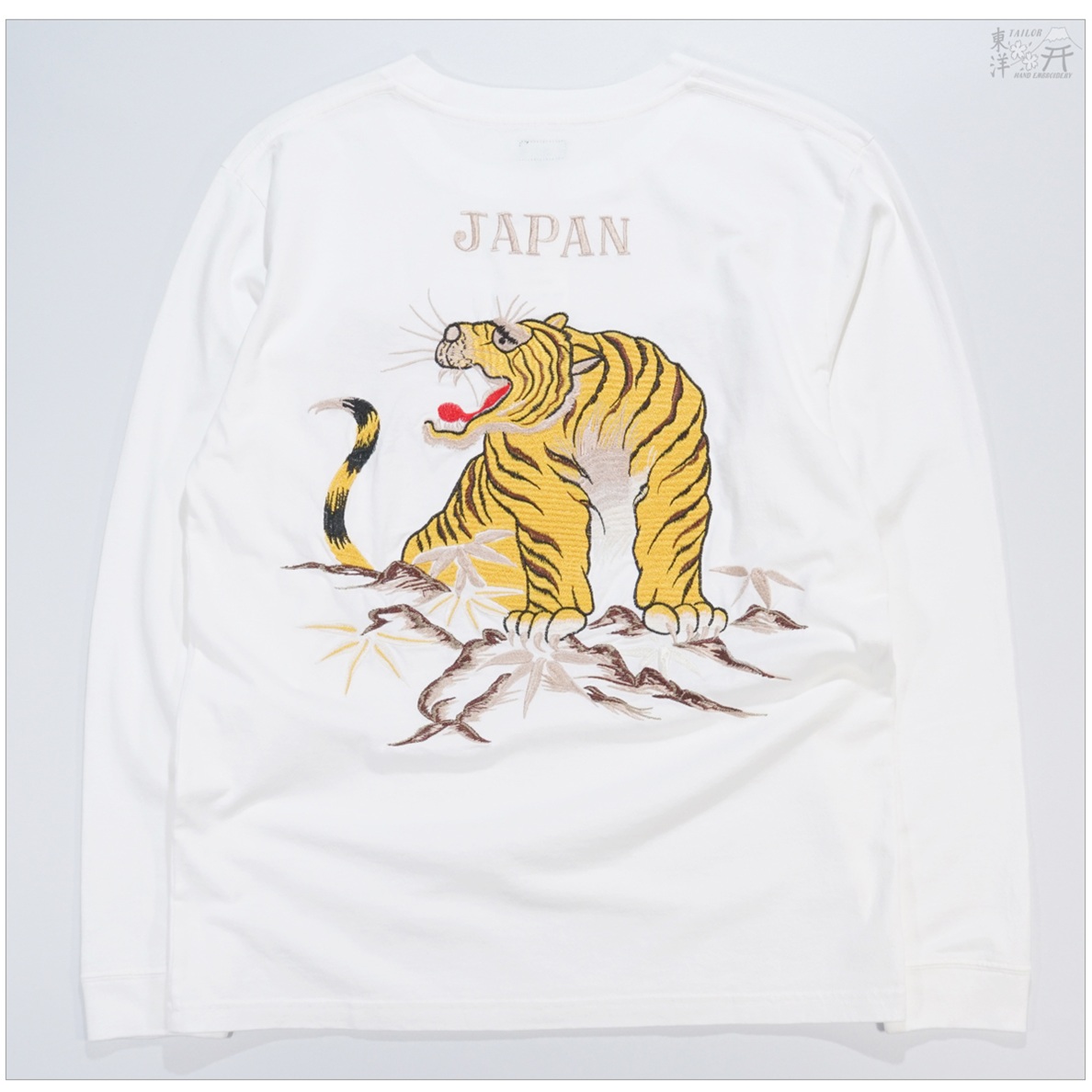 TAILOR TOYO テーラー東洋 TT69471 長袖スカTシャツ TIGER : FLAMINGO