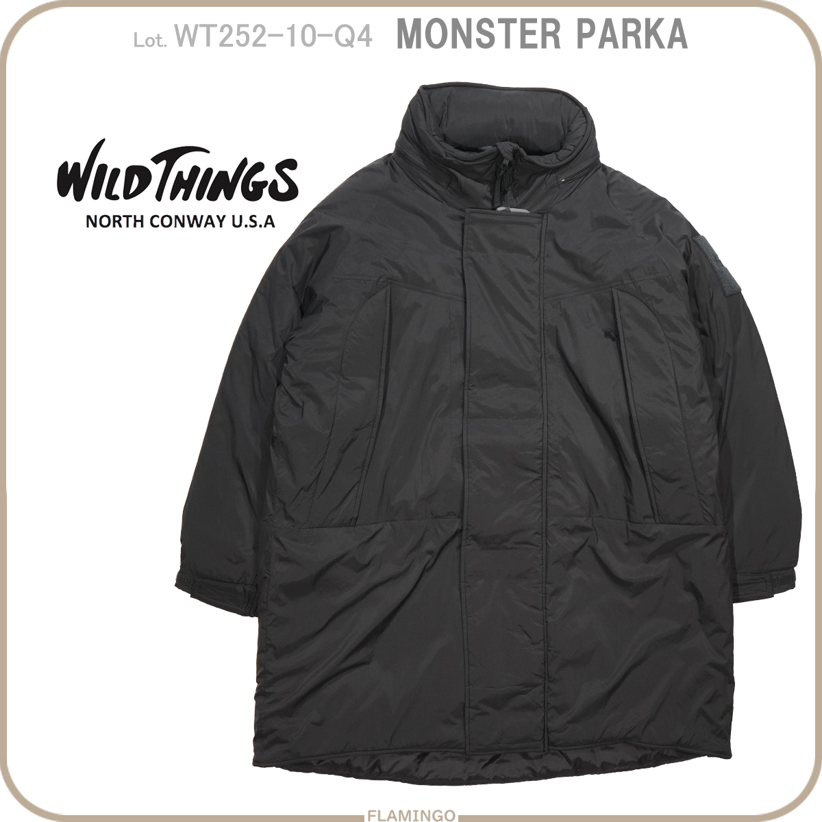 Wild Things ワイルドシングス モンスターパーカー Sサイズ 2023-2024秋冬新作 WildThings ワイルドシングス モンスターパーカー