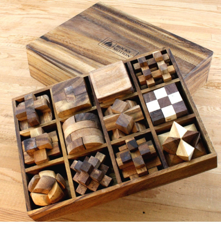 1000円OFFクーポン対象 ロックスモーション ウッドパズルセット 12個セット ROCKS MOTION WOODEN PUZZLE 送料無料