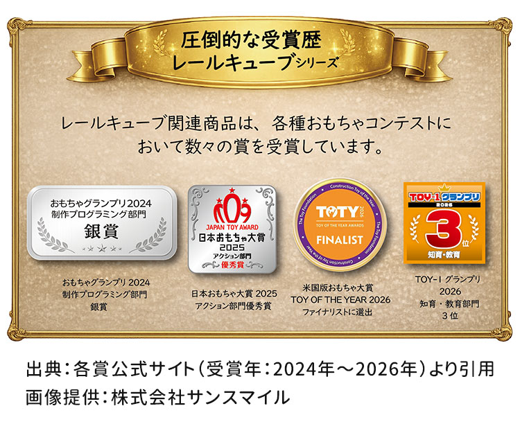 【新品未使用・匿名・即日発送】 サンスマイル レールキューブ デラックスセット サンスマイル レールキューブ デラックスSETで遊ぼう