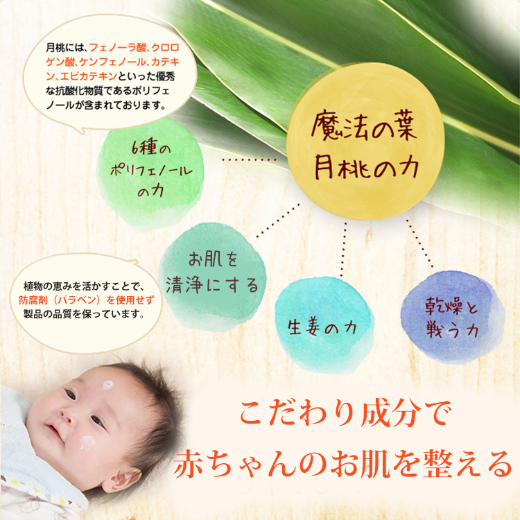 2点セット 月桃＆ももの葉保湿ジェル＋月桃＆ティーツリーのケア