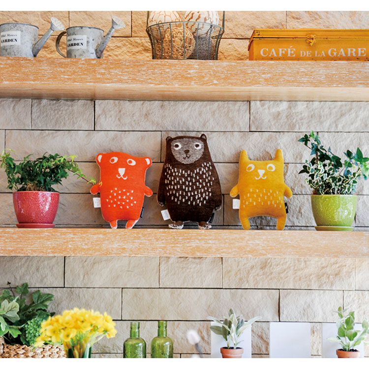 KLIPPAN（クリッパン） 正規販売店 カドリーベアズ ブラウン／オレンジ