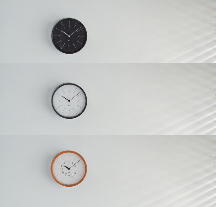 Lemnos（レムノス） 壁掛け時計 Lemnos RIKI STEEL CLOCK リキ