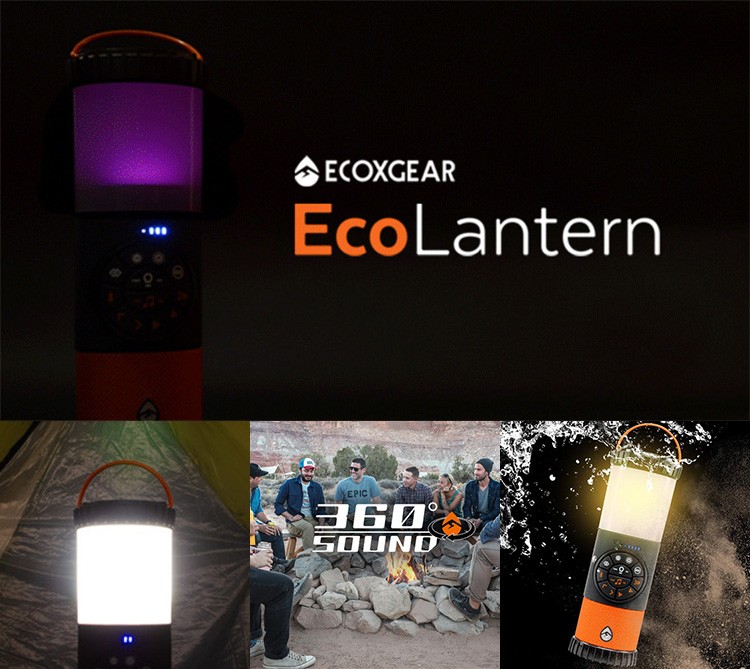 正規販売店 ECOXGEAR EcoLantern エコランタン 360度全方位スピーカー