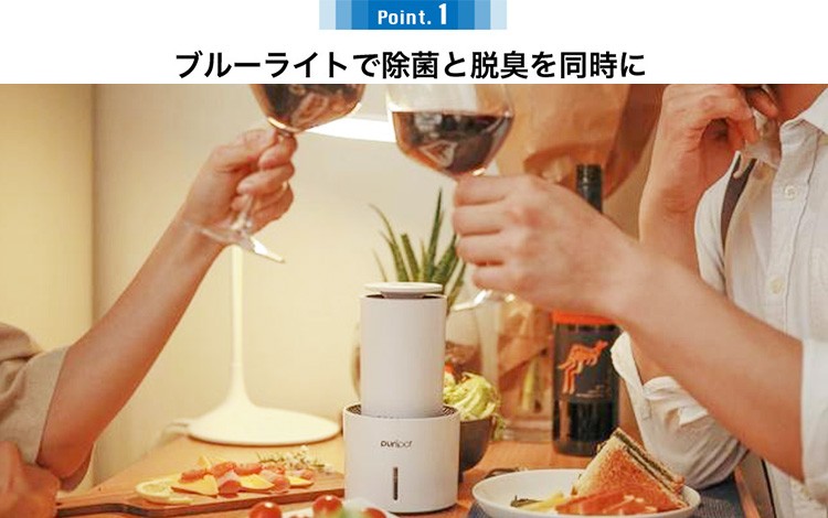 正規販売店 dadamMICRO puripotP1＋ 手入れの要らない 空気清浄機/特典