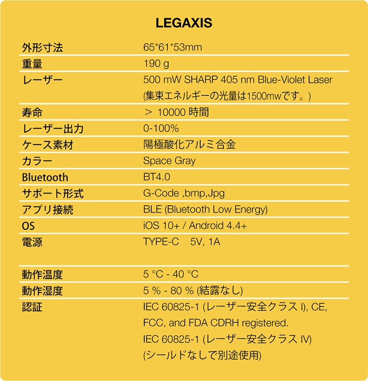 正規販売店 LEGAXIS レガシス Laser pecker pro JP 超コンパクトな家庭