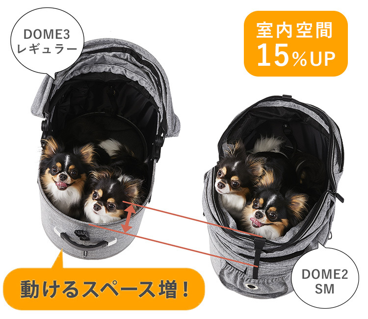 エアバギー フォーペット ドーム3 レギュラー セット AIRBUGGY DOME3