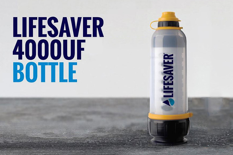 LIFESAVER BOTTLE 4000UF ライフセーバーボトル 英国軍採用 泥水を飲み 