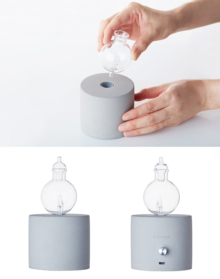 予約/3点セット ネブライジングディフューザー オーブ フラスコ