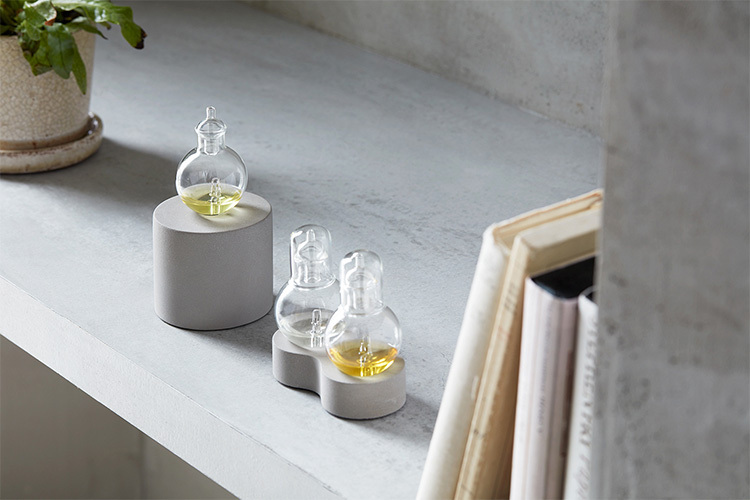 3点セット ネブライジングディフューザー オーブ フラスコ フラスコ