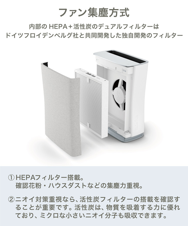 StadlerForm Roger2.0 little ロジャー リトル 空気清浄機 〜18畳