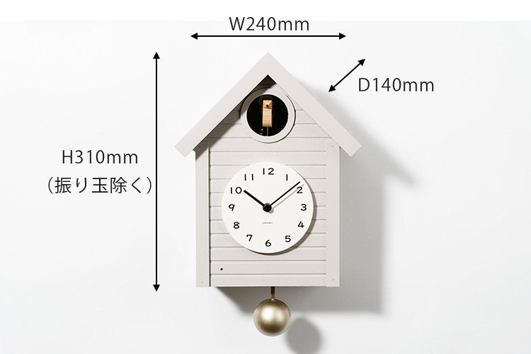 CHAMBRE Cuckoo CLOCK／シャンブル カッコウ クロック 振り子時計