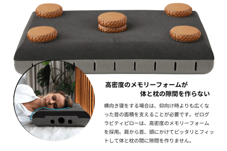 正規販売店 Zero Grabity Pillow 3D立体構造 衝撃吸収素材 枕 ゼロ