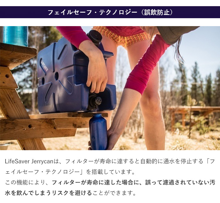 正規販売店 LifeSaver Jerrycan ライフセーバー ジェリーカン 浄水