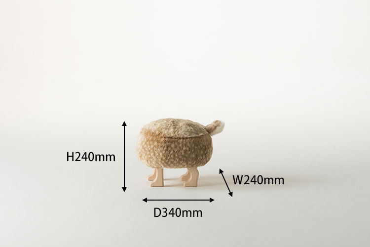 予約/匠工芸 アニマルスツール SS バンビ ANIMAL STOOL/アッシュ