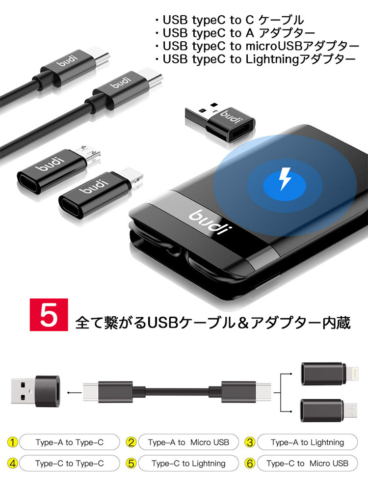 budi 12way 多機能ワイヤレス充電ボックスリーダー スマホスタンド カードリーダー /メール便無料 : f10020911 : flaner  - 通販 - Yahoo!ショッピング