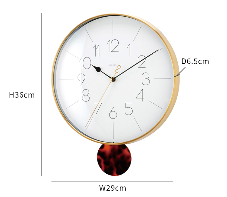 Meloi メロワ ウォールクロック CLー4093 振り子時計/INTERFORM