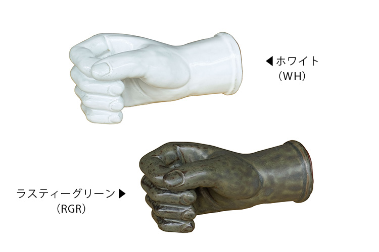 AS POTTERY WALL HAND 花器 一輪挿し 片手 オブジェ 陶器 置物